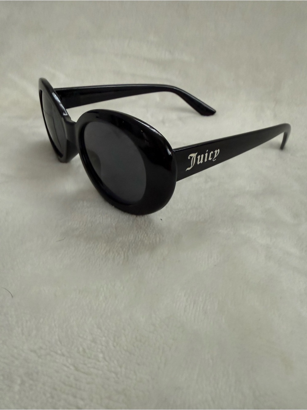 Juicy Couture Black Oval Logo Sunglasses